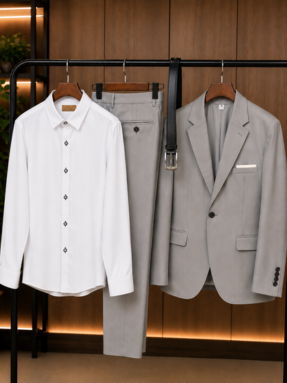 COMBO ESPECIAL! BLAZER - CAMISA  - PANTALON - CORREA - OFERTA DIA DEL PADRE