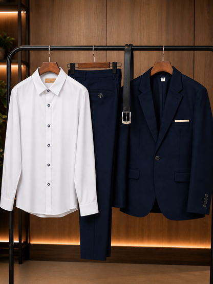 COMBO ESPECIAL! BLAZER - CAMISA  - PANTALON - CORREA - OFERTA DIA DEL PADRE
