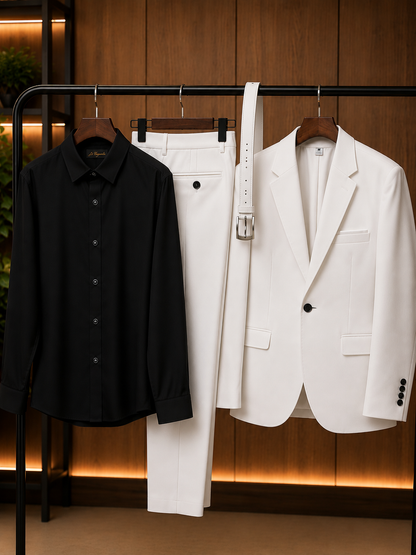 COMBO ESPECIAL! BLAZER - CAMISA  - PANTALON - CORREA - OFERTA DIA DEL PADRE