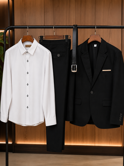 COMBO ESPECIAL! BLAZER - CAMISA  - PANTALON - CORREA - OFERTA DIA DEL PADRE